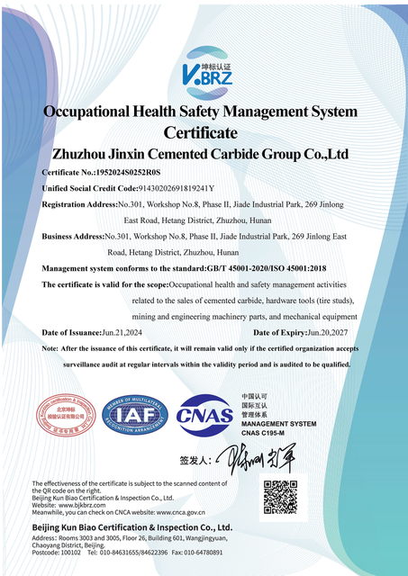  Giấy chứng nhận an toàn sức khỏe nghề nghiệp ISO
